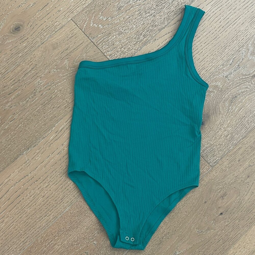 Anthropologie Green Bodysuit - Size XXS/XS